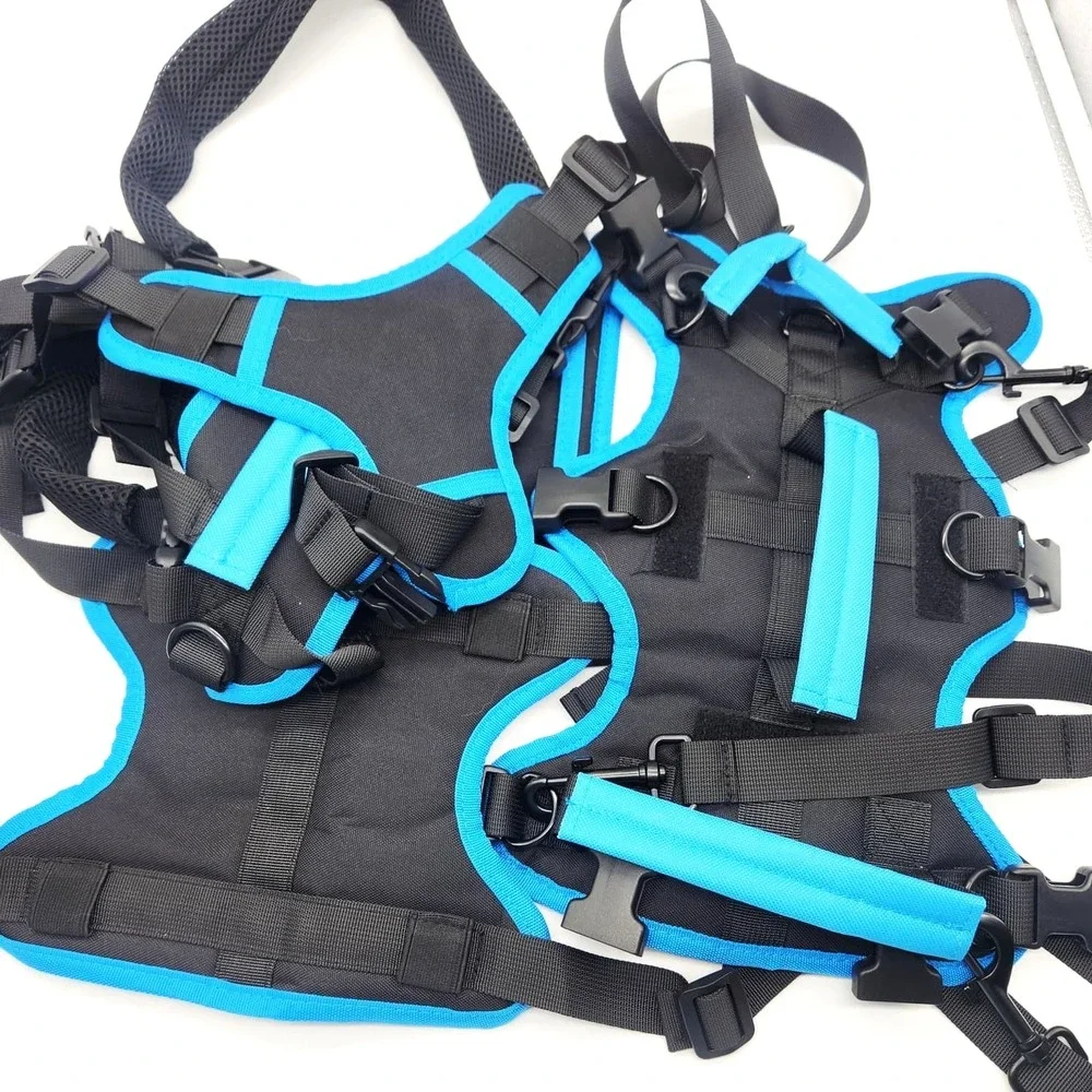 Yeyeplum Large Dog Lift Harness‎ Polyester Full Body ACL Support Sling 4 Handles